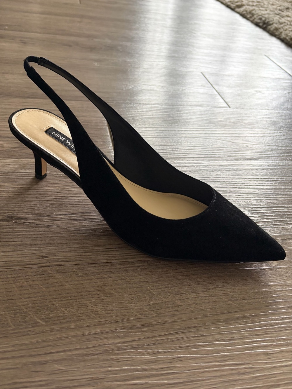 Nine West Nataly Suede Slingback Heels
